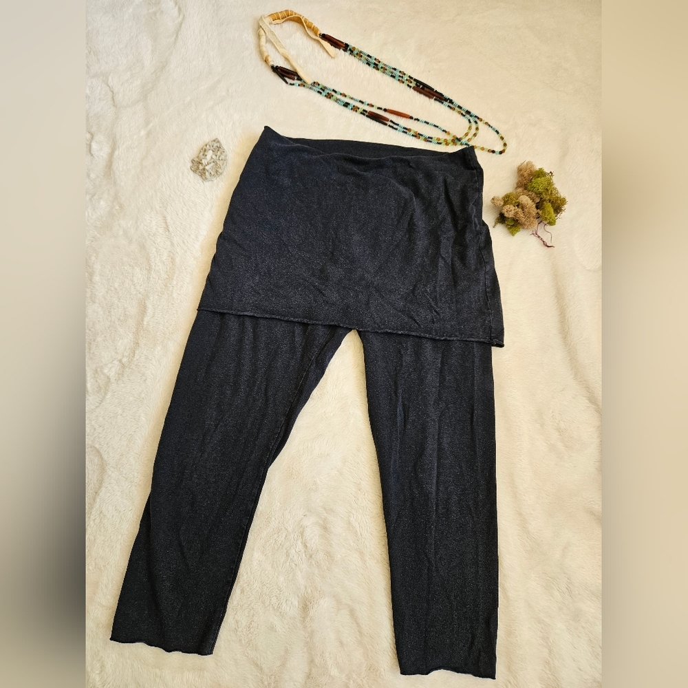 Belle Weather hemp and organic cotton skirted leggings
